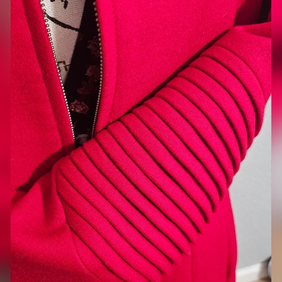 Stella McCartney Red Wool Coat - Picture 2 of 7